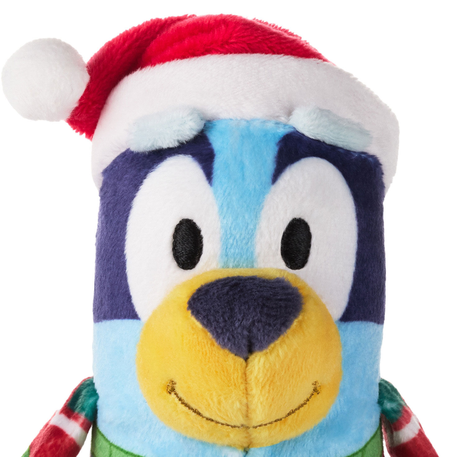 Holiday Bluey Plush in Santa Hat and Sweater  image number 5