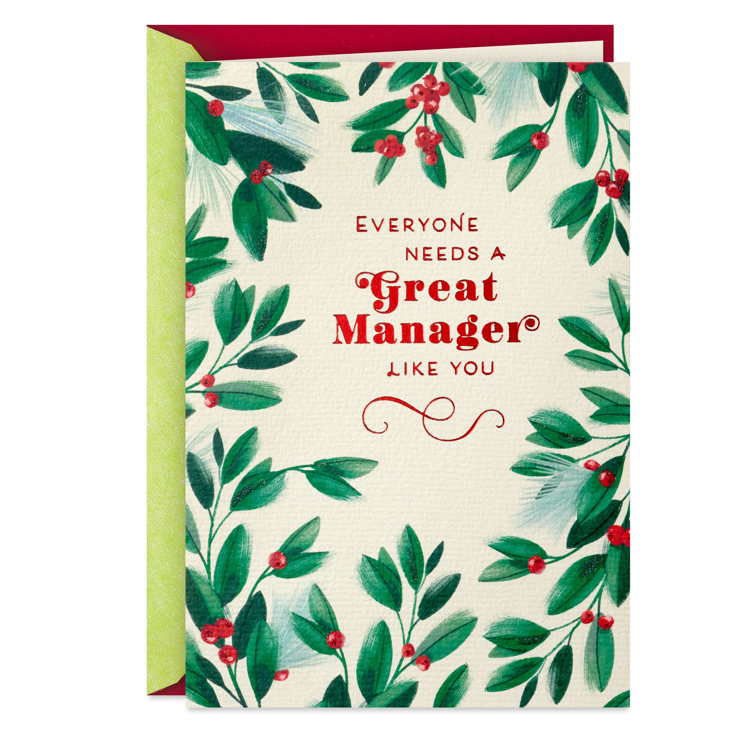 Hope You Know You're Appreciated Christmas Card for Manager