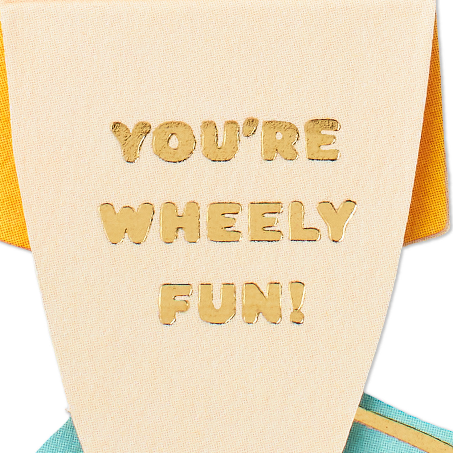 Bunny on Scooter Fun Easter Card Sentiment image number 2