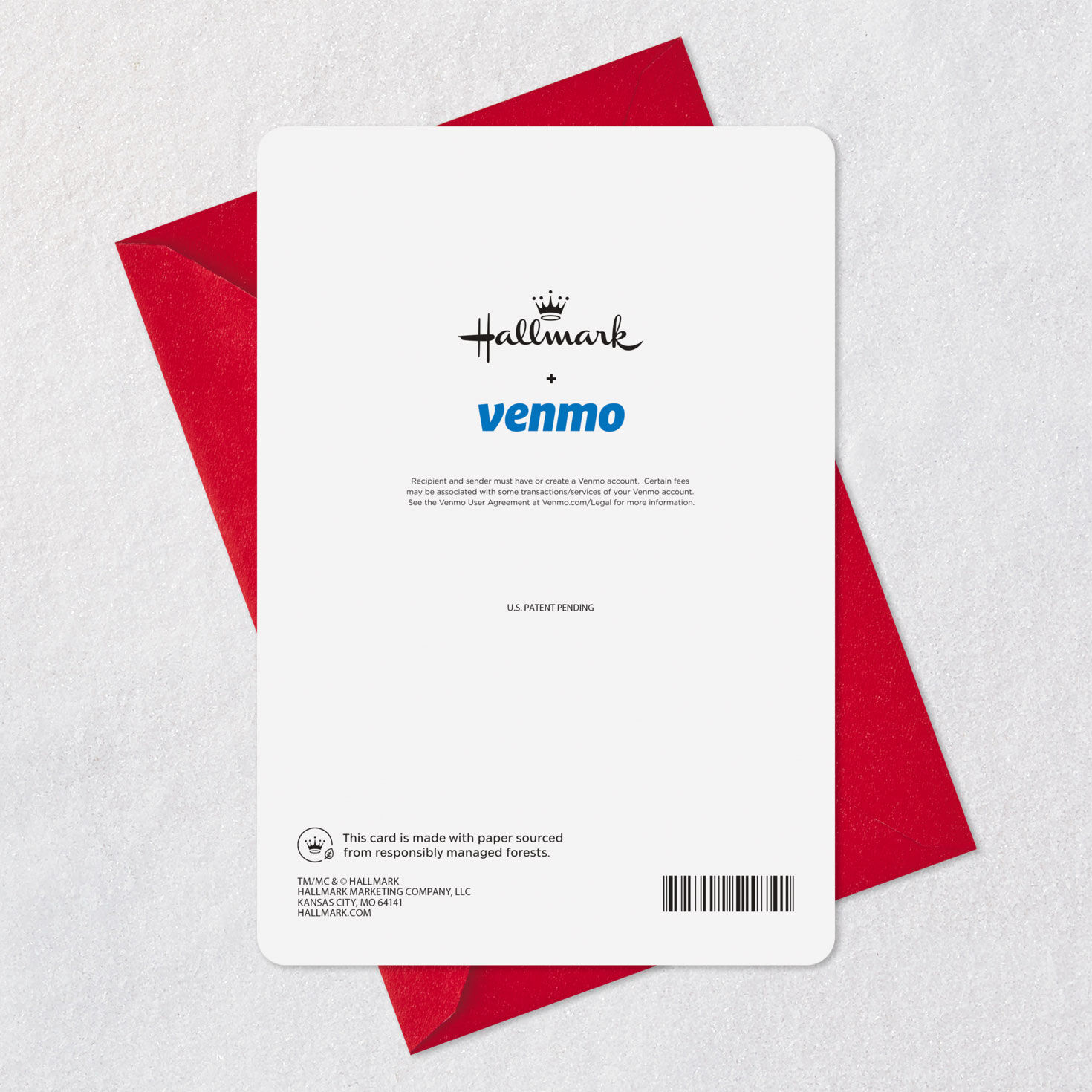 Merry Christmas With Love Venmo Christmas Card for only USD 4.99 | Hallmark