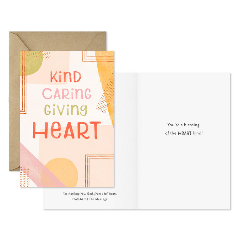 Pastel Geometric Shapes Thank You Cards Pack Card Front with Sentiment image number 2