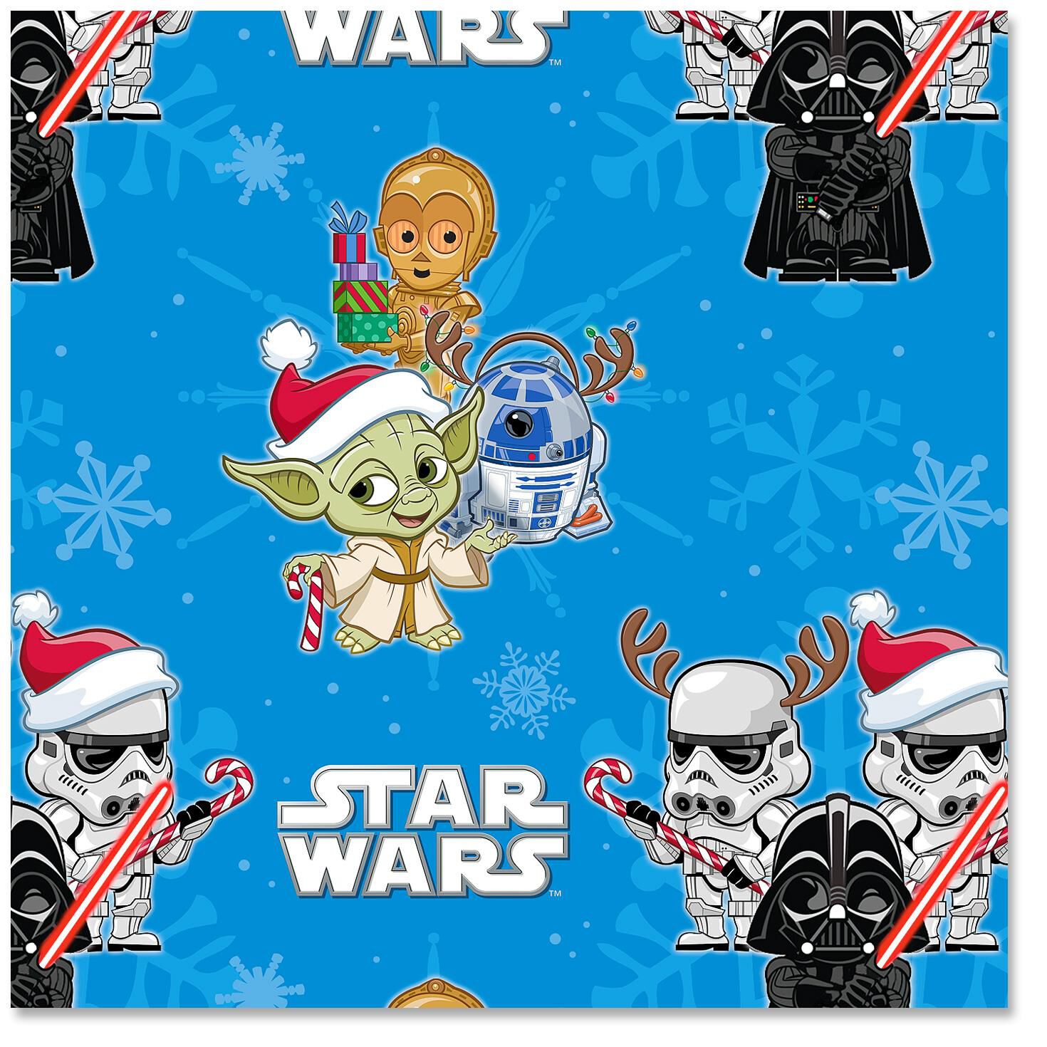 Star Wars Christmas Wrapping Paper / Star Wars Christmas Wrapping Paper