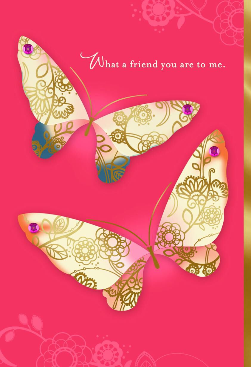 Two Butterflies Birthday Card