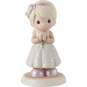 Precious Moments Blessings On Your First Communion Blonde Girl Figurine, 5.3", , large image number 1