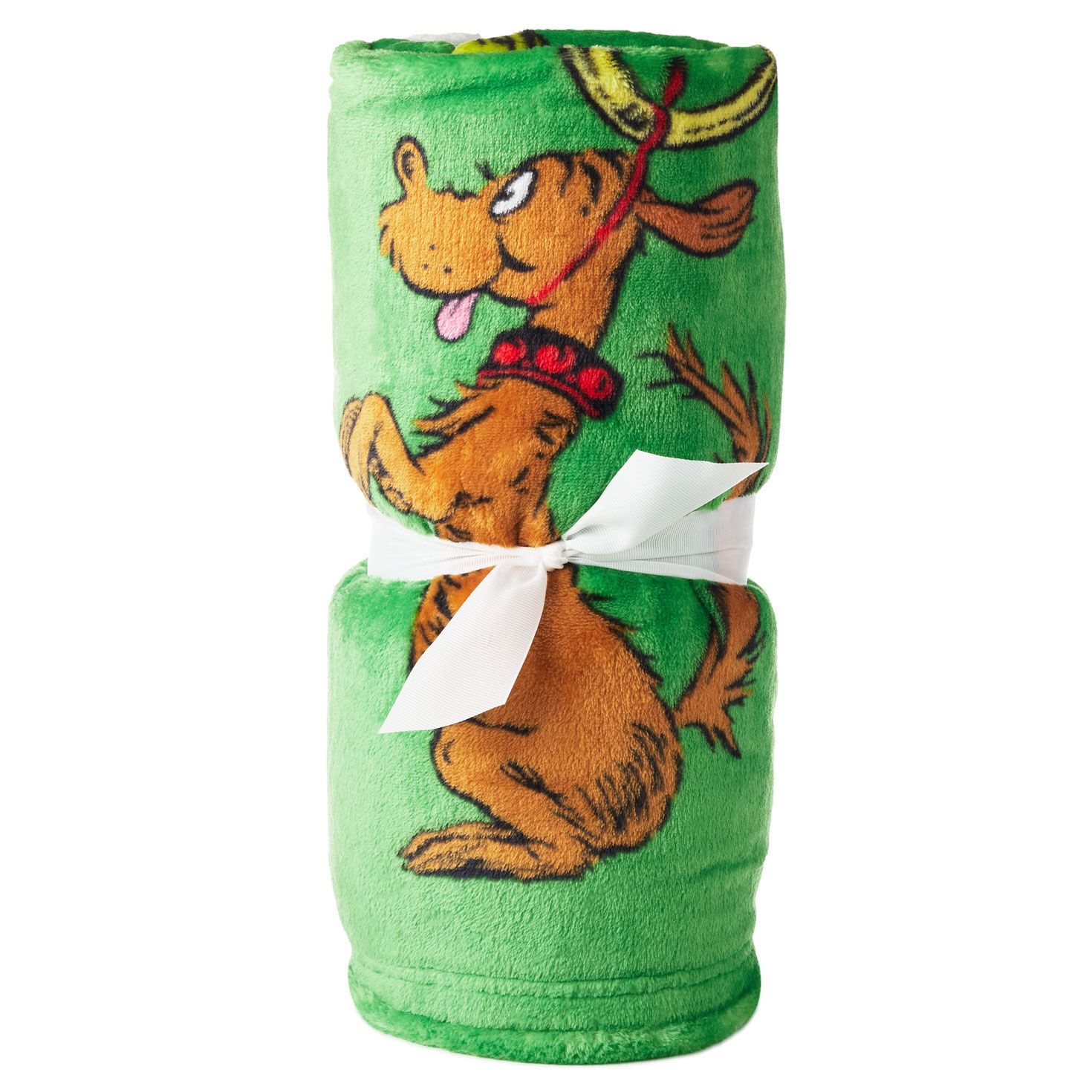 Dr. Seuss™ Grinch Faces Fleece Blanket, 51x62 Pillows & Blankets