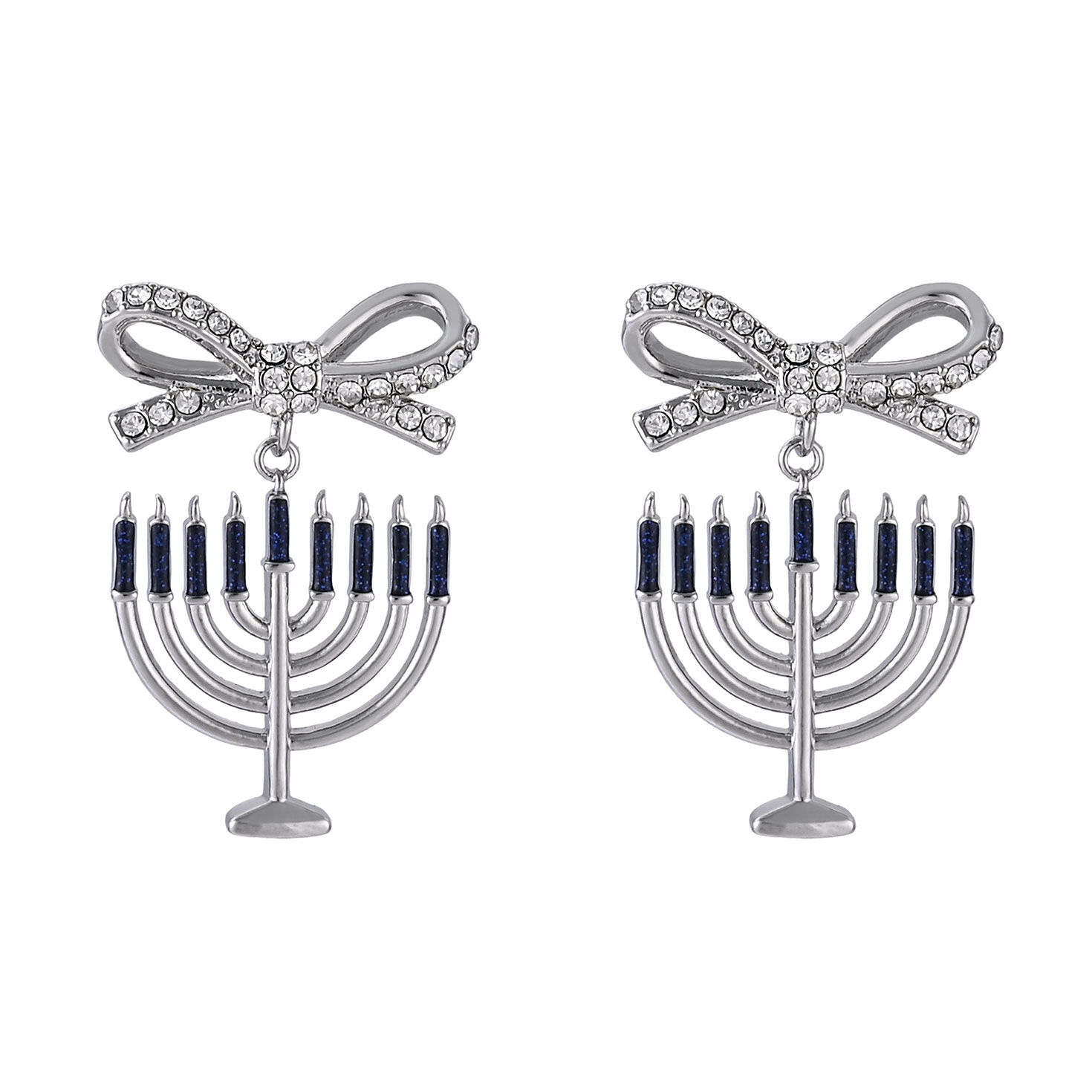 Menorah Statement Earrings front image number 3