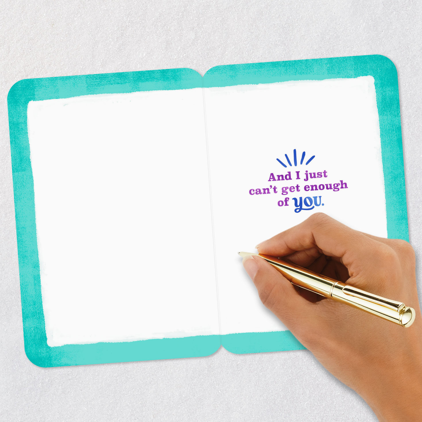 Damn, I Love You Romantic Love Card Signing card image number 6