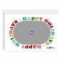 Colorful Block Letters Custom Holiday Card, , large image number 3