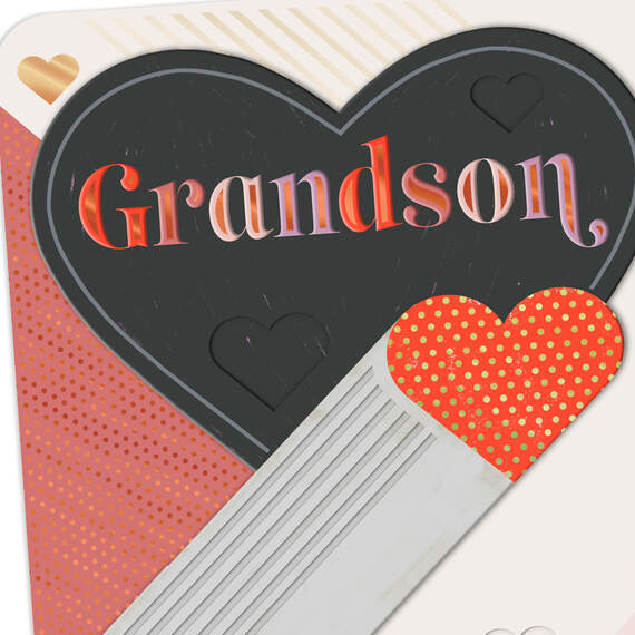 Incredible, Wonderful You Valentine's Day Card for Grandson, , large image number 5