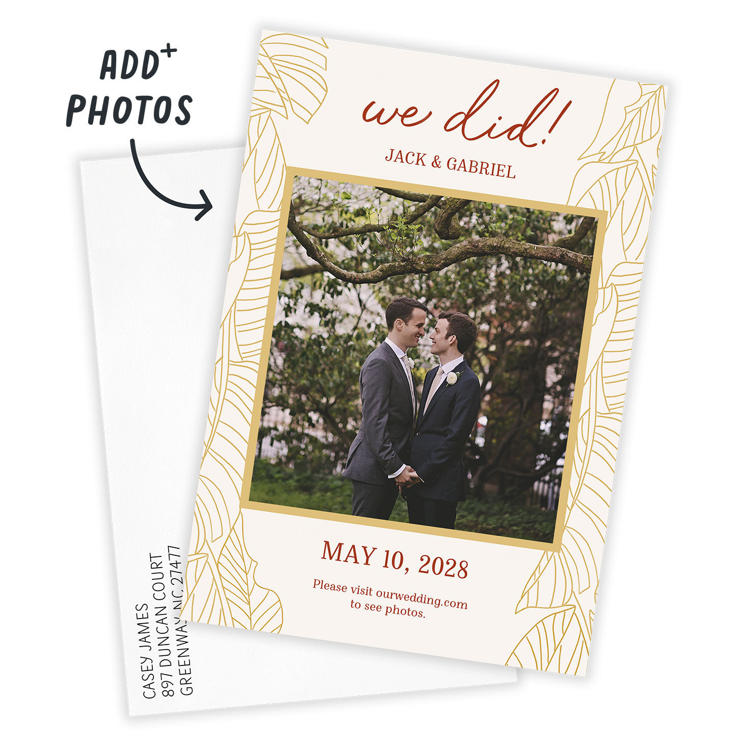 We Did Wedding Announcement, , large image number 2