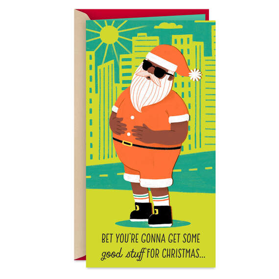 You're Gonna Get Some Good Stuff Money Holder Christmas Card, , large image number 1