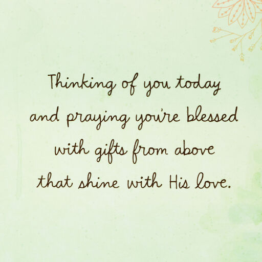 God's Good Gifts Religious Friendship Card for Her, 