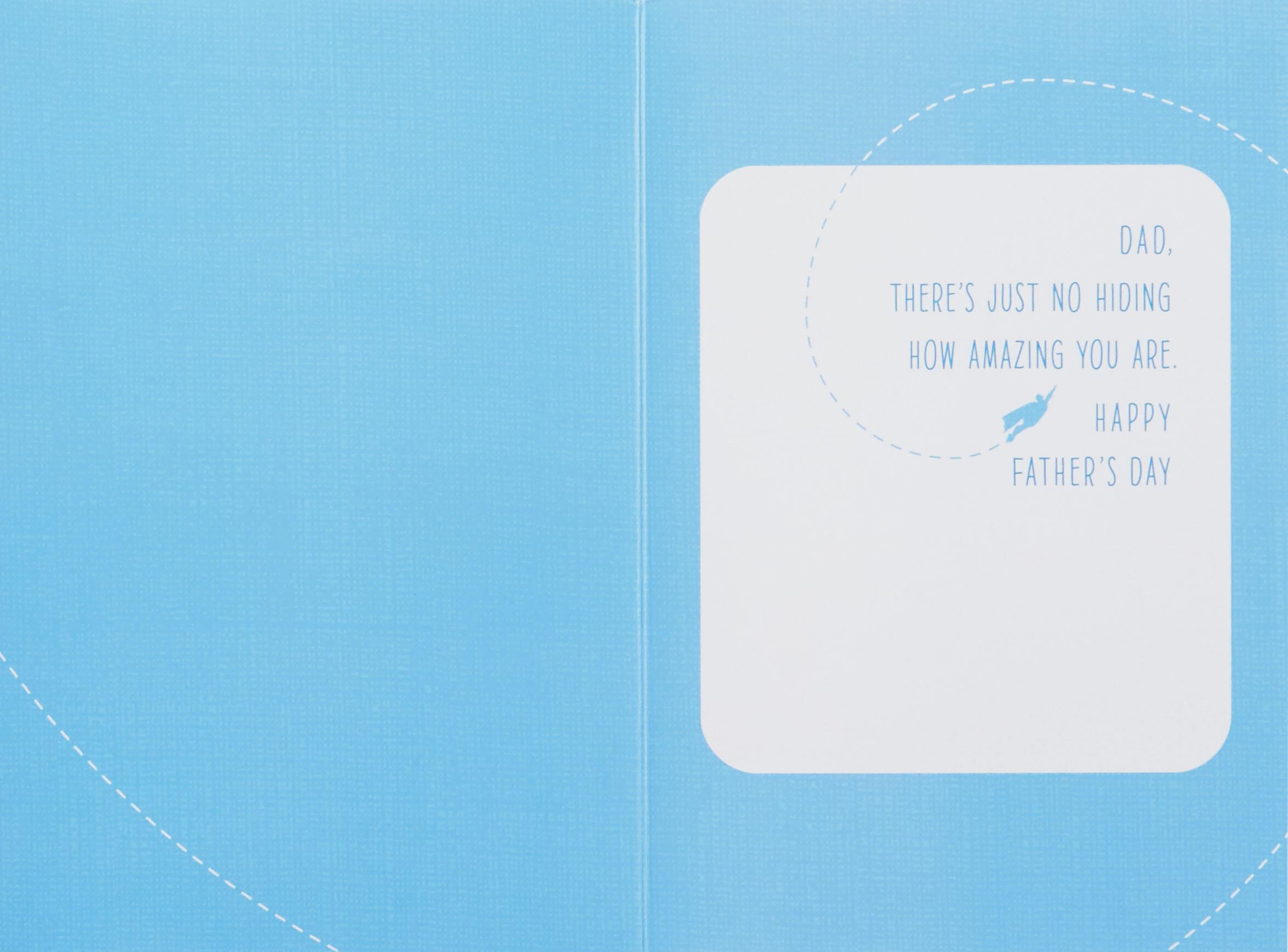superman fathers day card from child greeting cards hallmark father day card