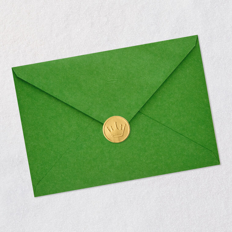 Holiday Stocking Daughter Christmas Card Envelope Back with Seal image number 7