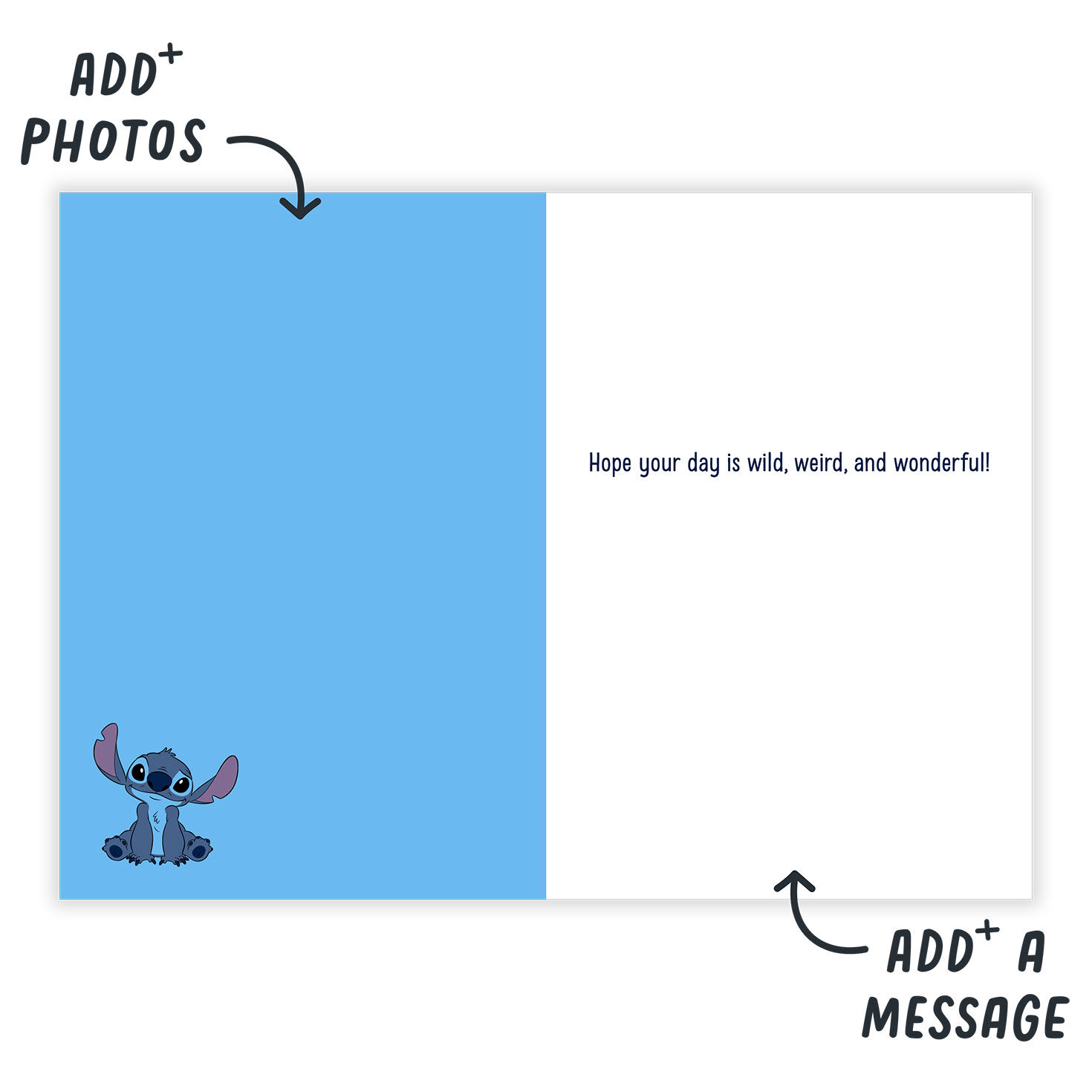 Disney Lilo & Stitch Cute Face Custom Card, , large image number 9