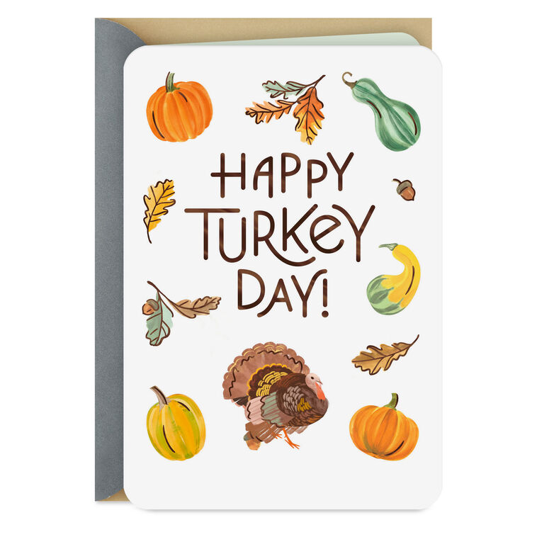 A Day Stuffed With Happy Times Thanksgiving Card