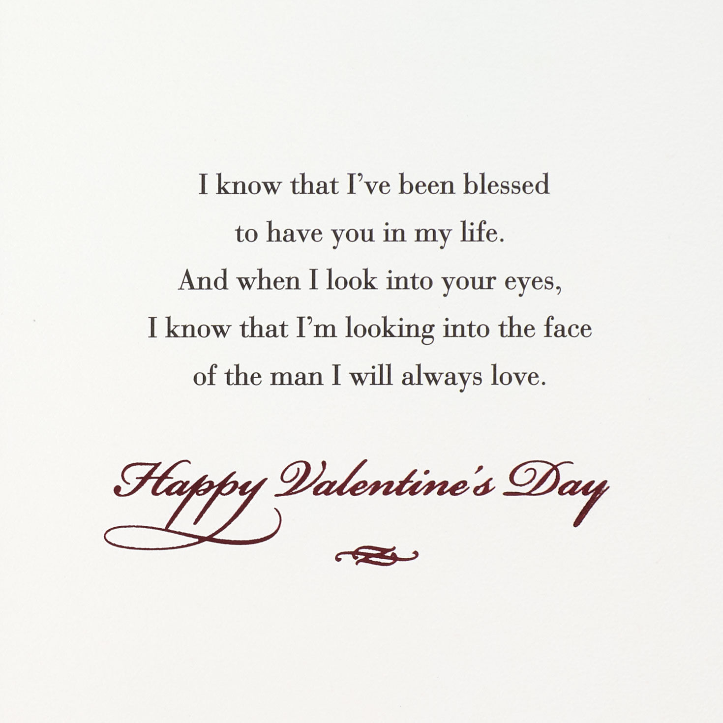 Flowers on Red Valentine's Day Card for Husband Sentiment image number 3