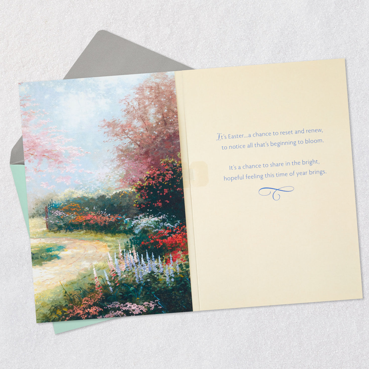 Thomas Kinkade Reset and Renew Musical Easter Card, , large image number 3