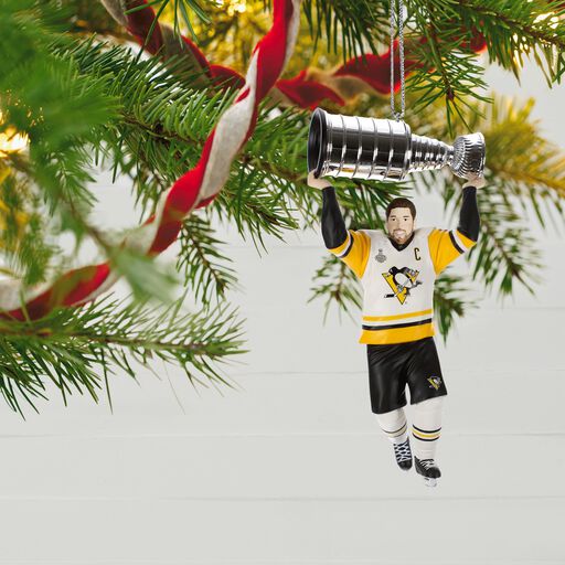Christmas Ornaments Christmas Tree Ornaments Hallmark ... Pittsburgh Penguins® Stanley Cup® MVP Sidney Crosby Ornament, - Christmas Ornaments Christmas Tree Ornaments Hallmark