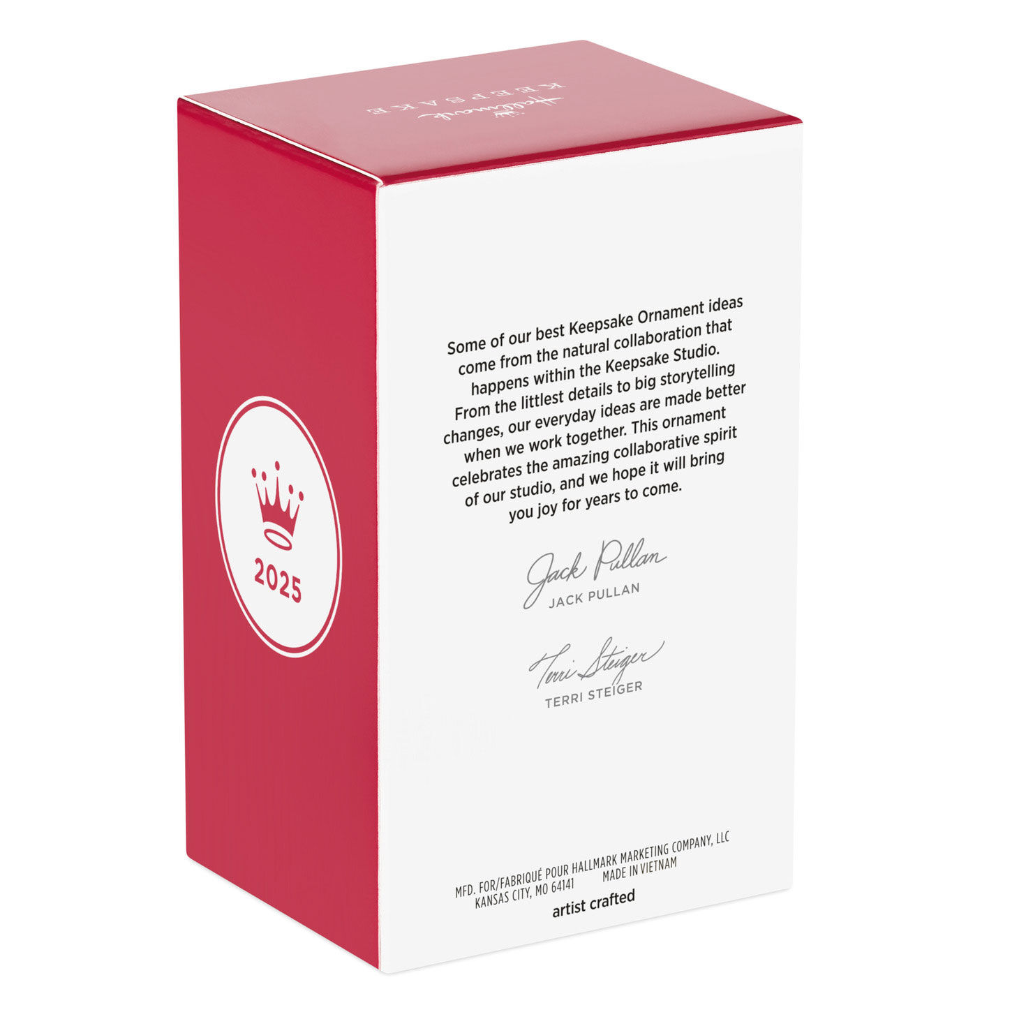 Grumpy Cat Dressed as Tree Keepsake Ornament Packaging back image number 8