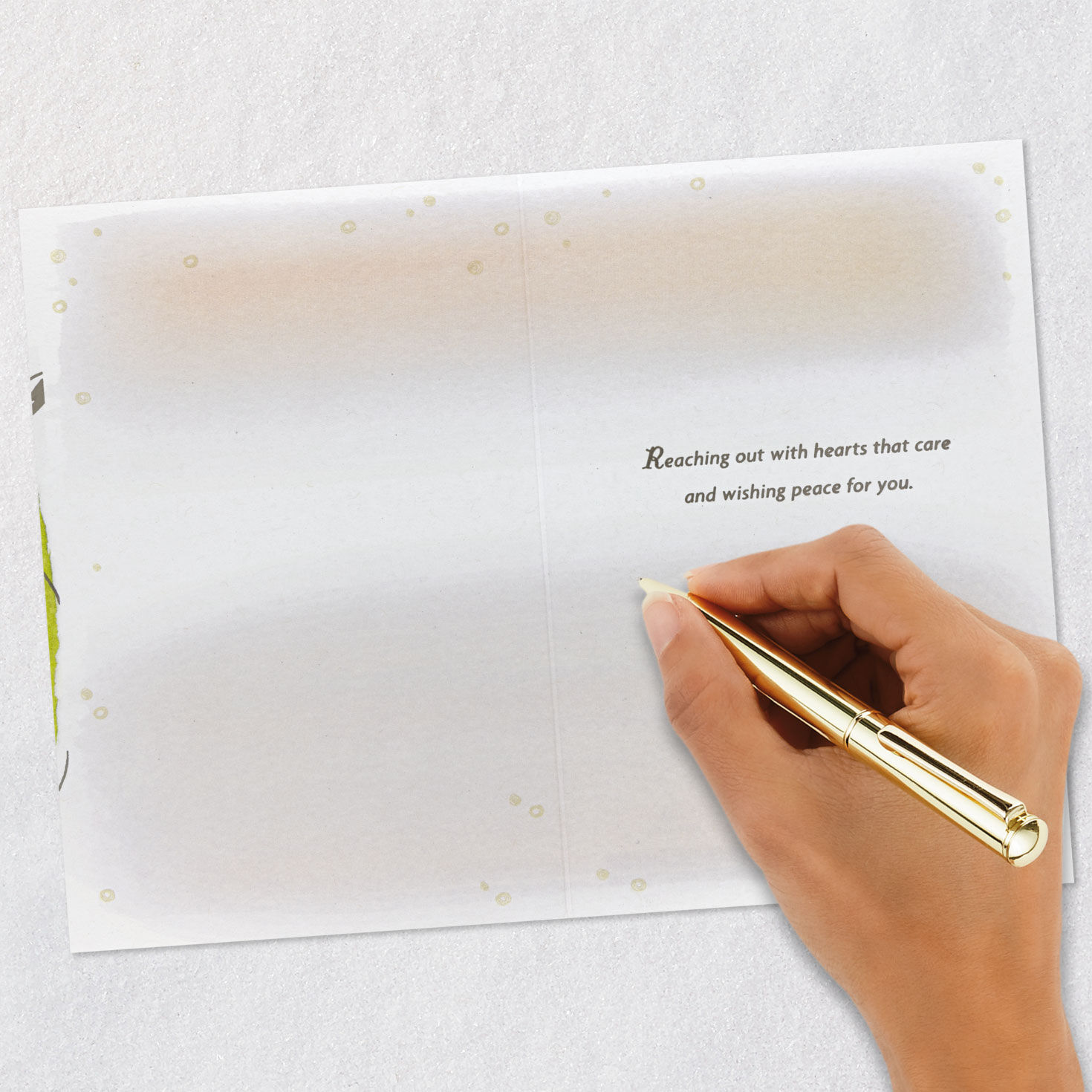 Pears and Berries Still-Life Sympathy Card Signing card image number 6