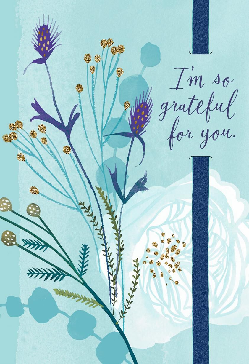 So Grateful for You Anniversary Card