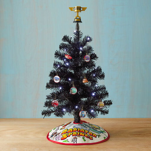 Racing Into the Holidays Miniature Christmas Tree Gift Set, 