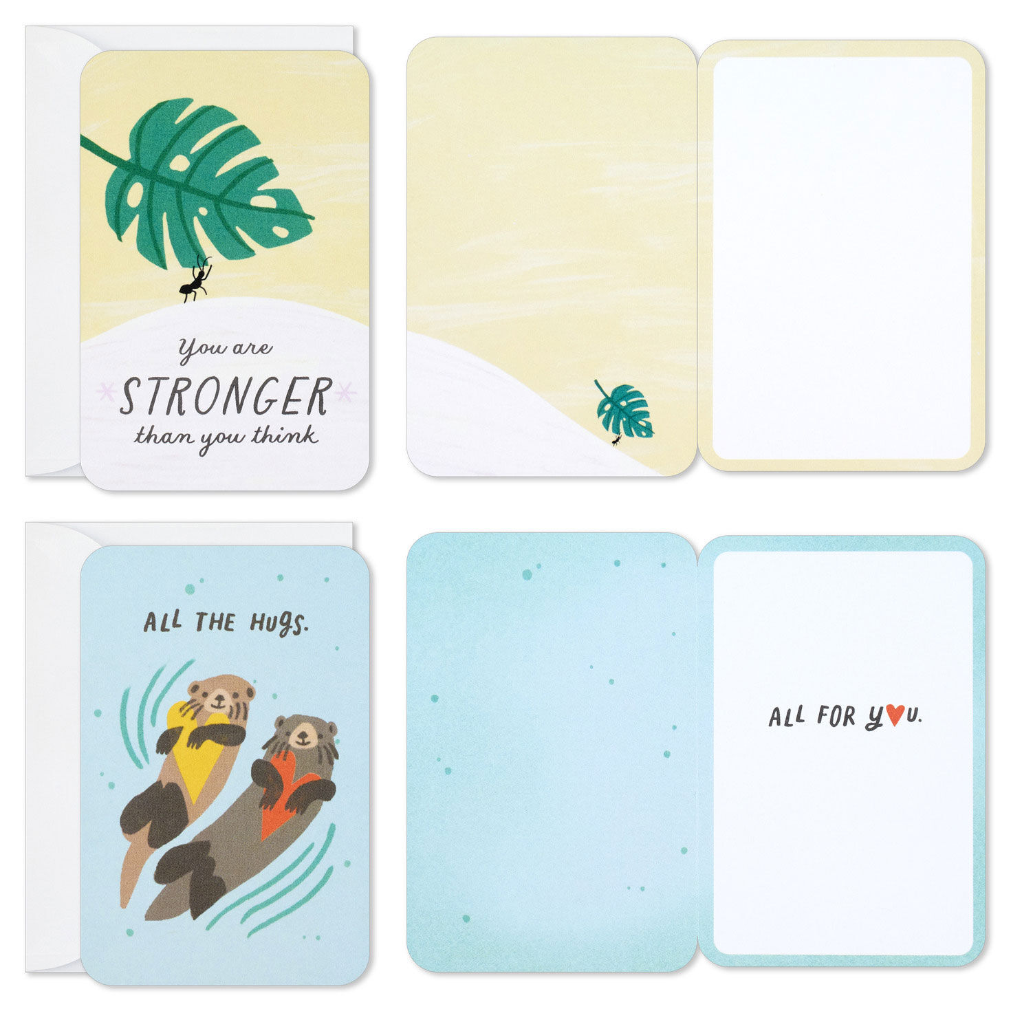 Mini Cheerful Charm Assorted Multi-Occasion Cards, Pack of 6 - Note ...