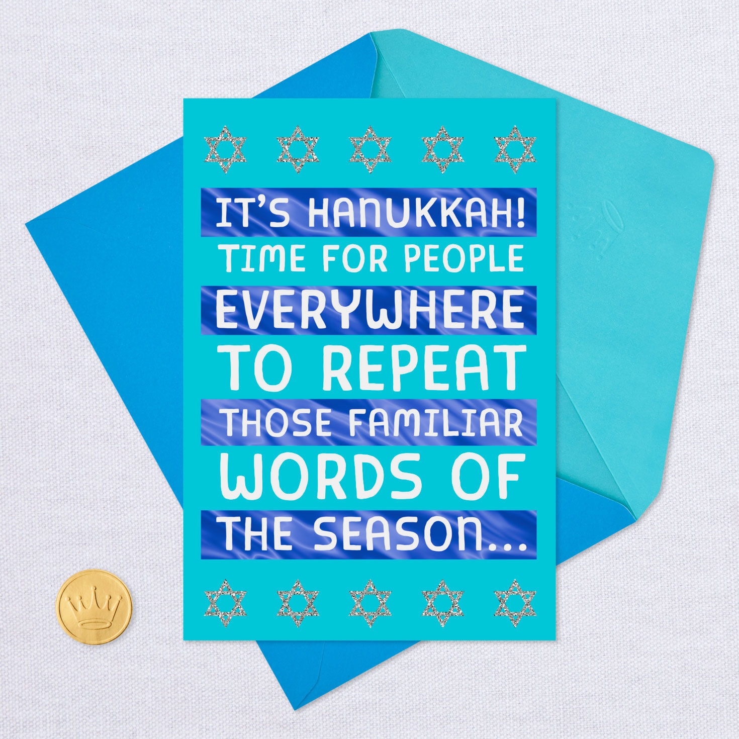 Words of the Season Funny Hanukkah Card for only USD 2.99 | Hallmark