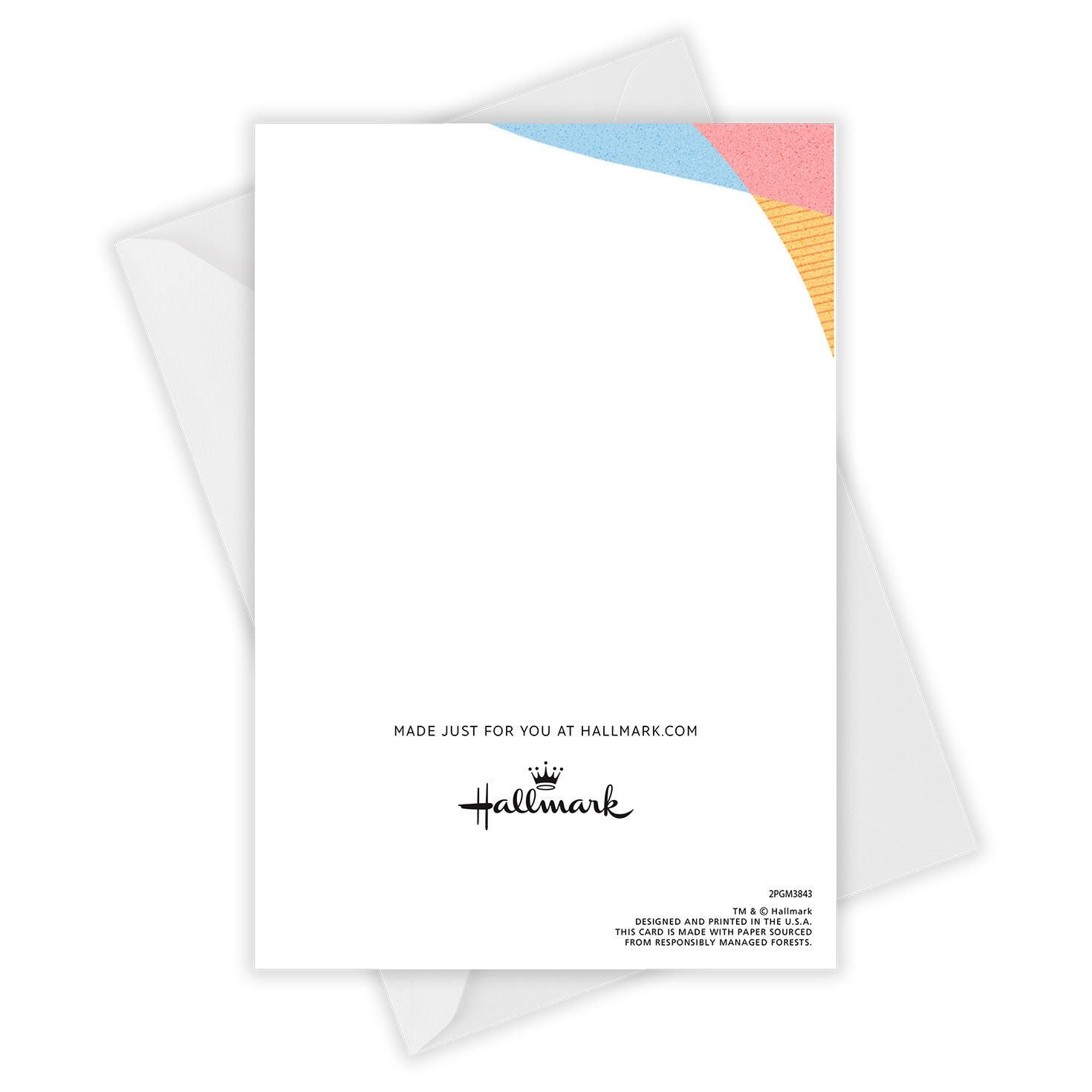 Bright Spot Orange Sun Personalized Mother's Day Card Card Back with Envelope image number 4