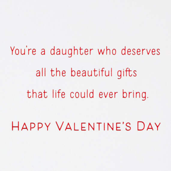 Unique and Beautiful Valentine's Day Card for Daughter, , large image number 3