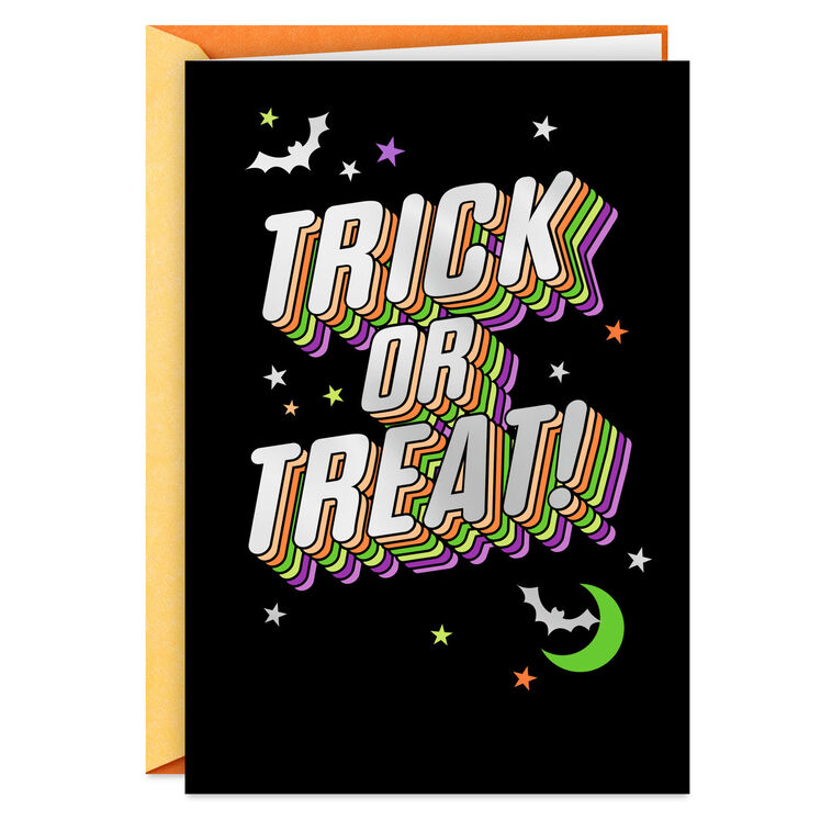 Trick or Treat Halloween Card for Kids
