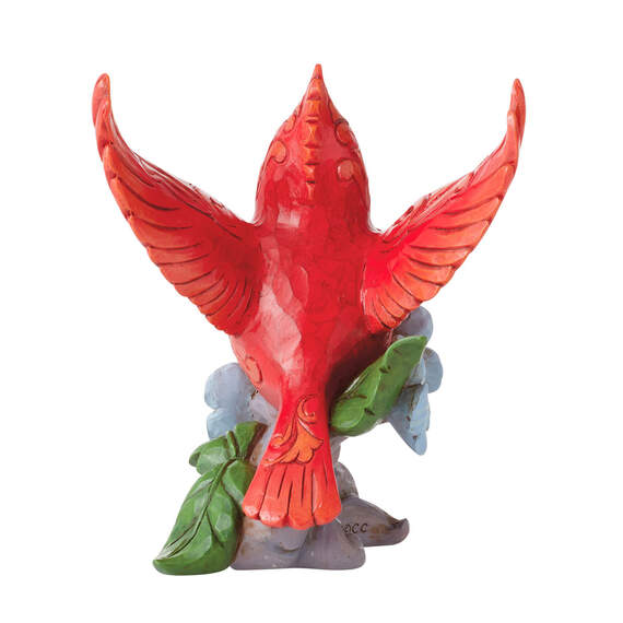 Jim Shore Caring Cardinal Forget-Me-Not Figurine, 4.8", , large image number 3