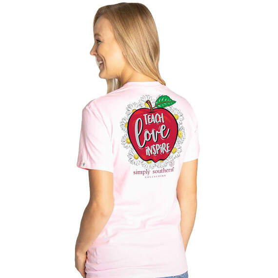 Simply Southern Teach Love Inspire Short Sleeve T-Shirt, Small, , large image number 2