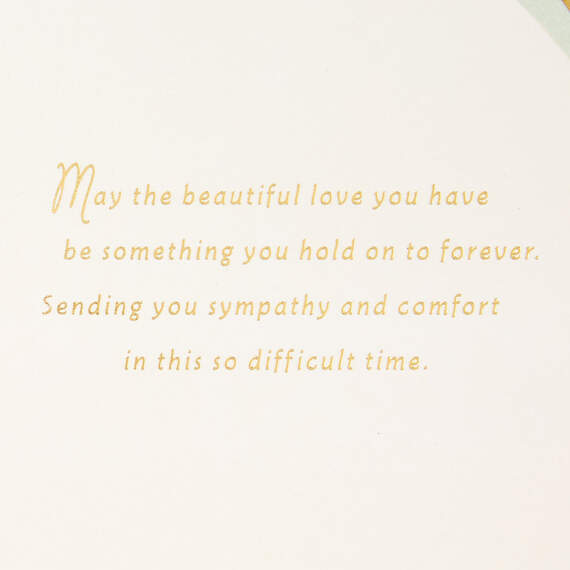 A Beautiful Love Sympathy Card for Loss of Baby, , large image number 2