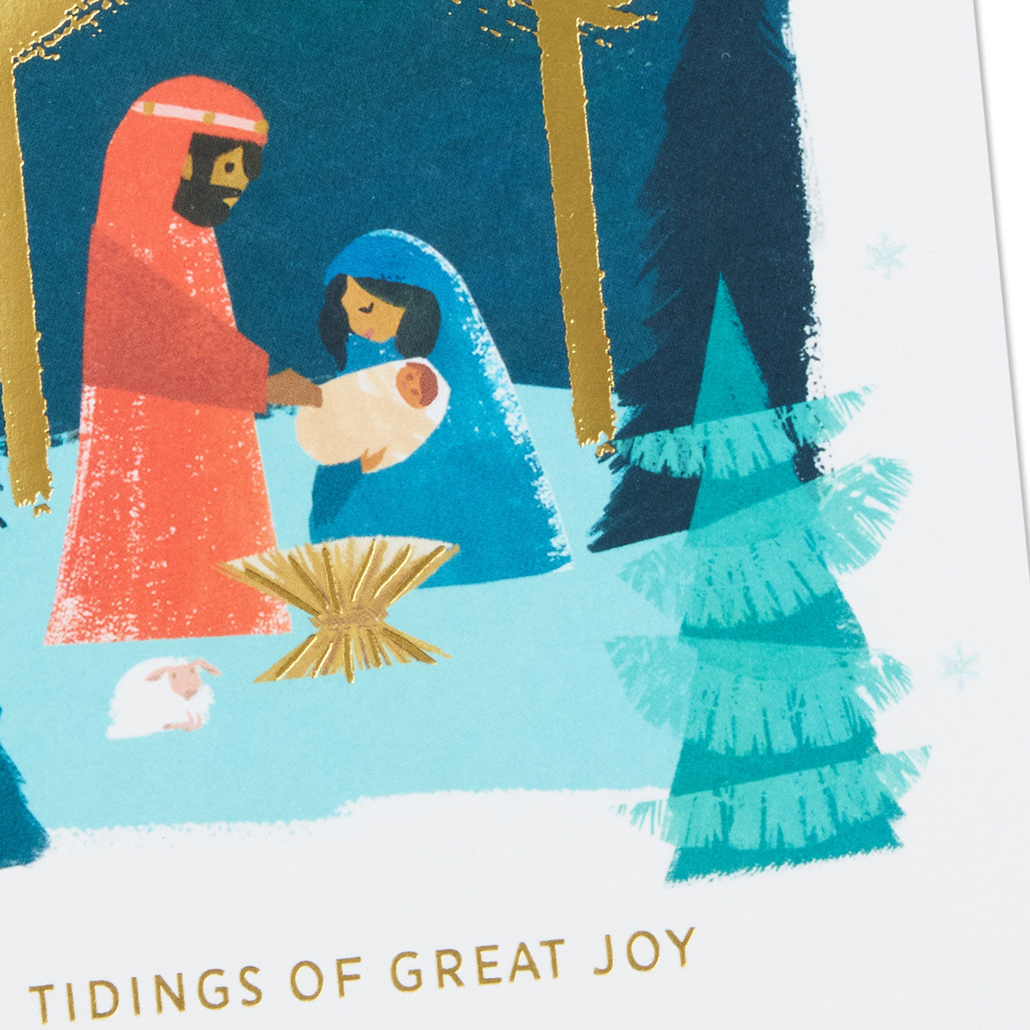 Simple Nativity Boxed Christmas Cards Cover Detail image number 5