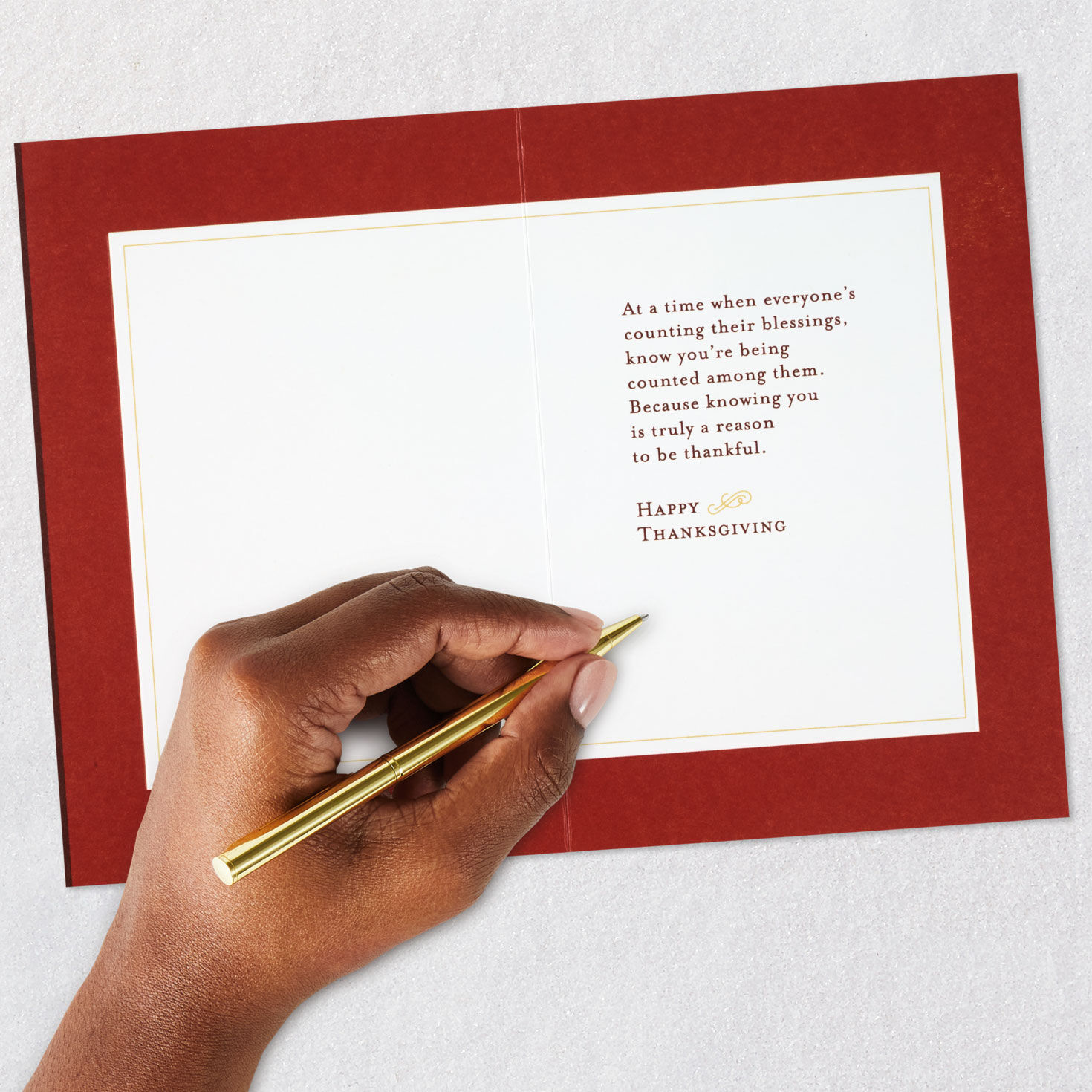 You're Being Counted Among Blessings Thanksgiving Card for only USD 5.59 | Hallmark