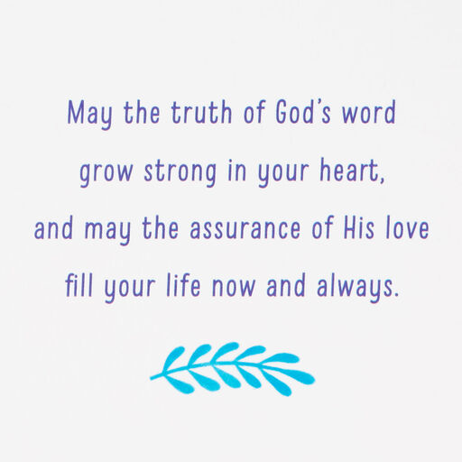 Trust in the Lord Religious Money Holder Confirmation Card, 