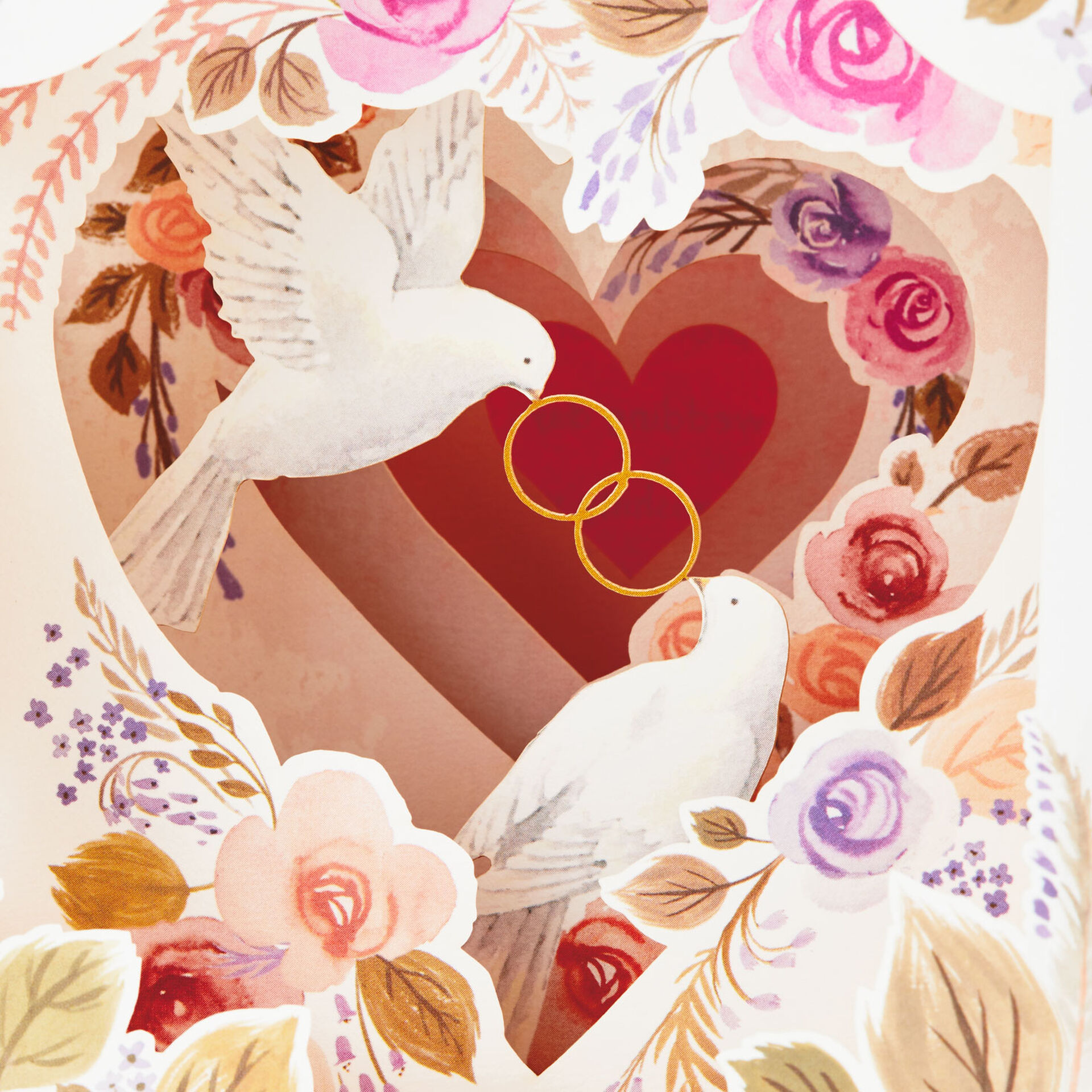 Two Become One Pop Up Shadow Box Wedding Card Greeting Cards Hallmark