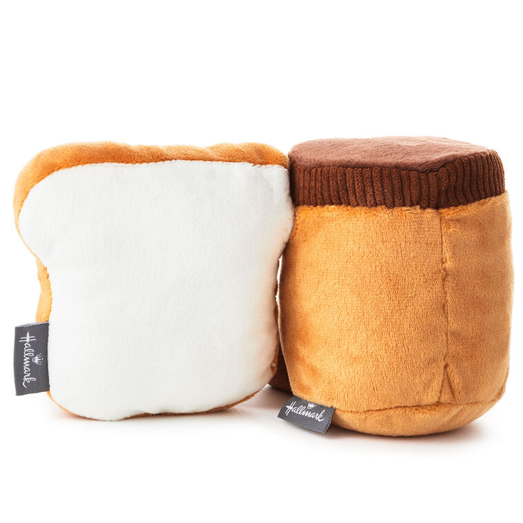 Better Together Peanut Butter and Jelly Magnetic Plush, 5", , large image number 3