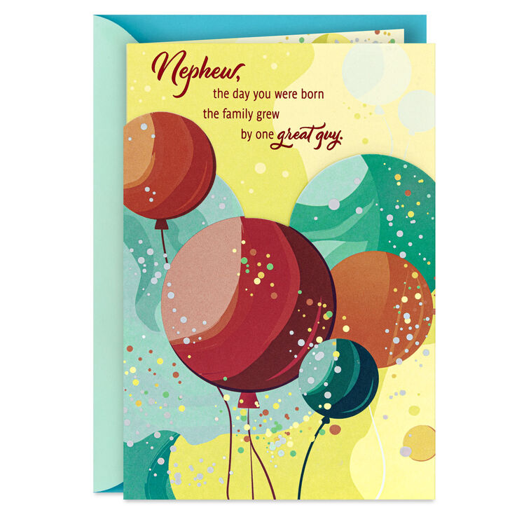One Great Guy Birthday Card for Nephew, , large image number 1