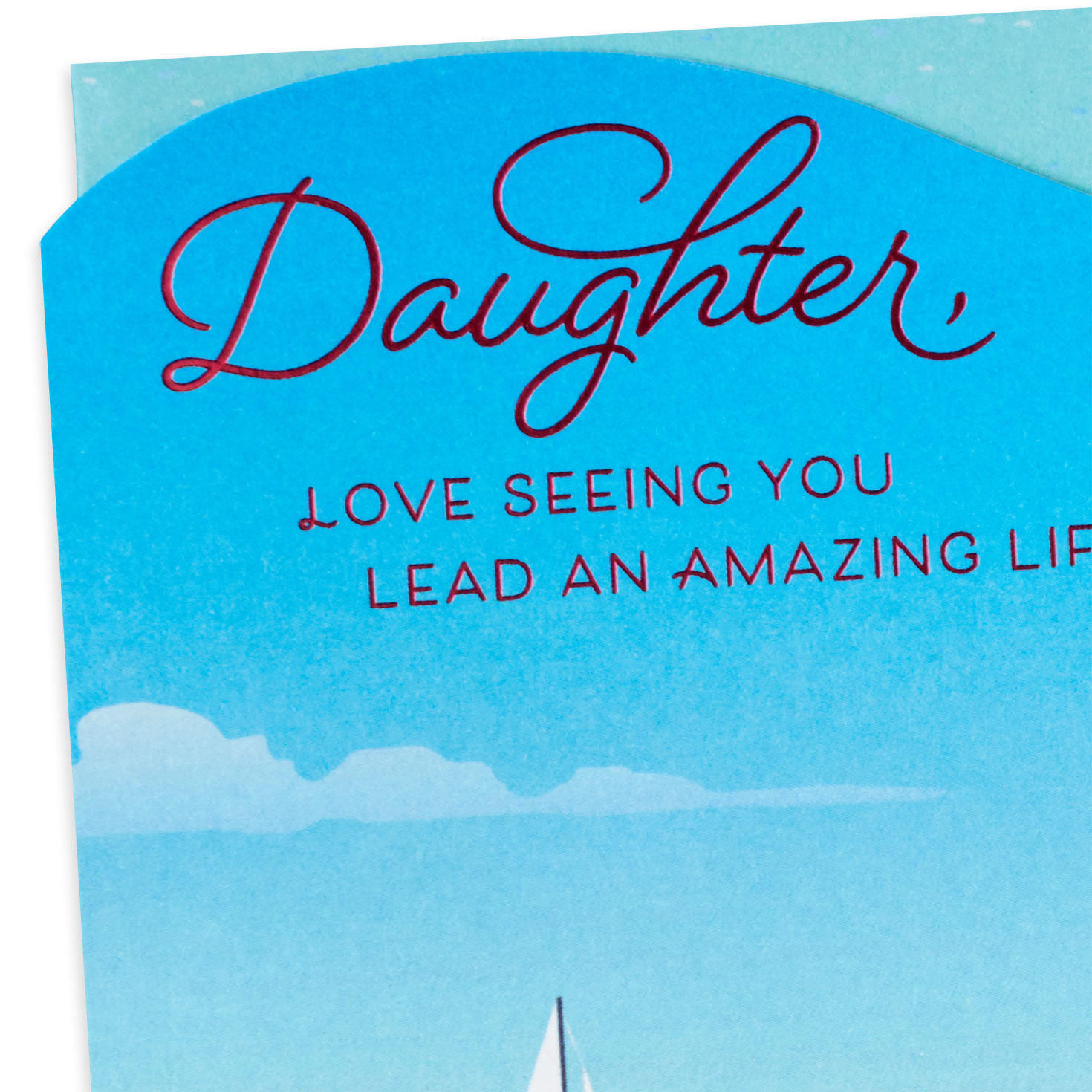 Woman Watching Sailboat Daughter Mother's Day Card  image number 5