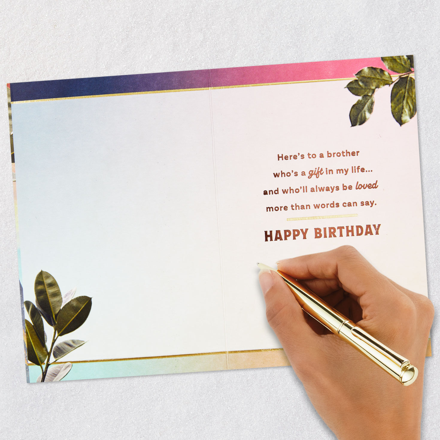 Here's to a Brother Who's Loved So Much Birthday Card, , large image number 6