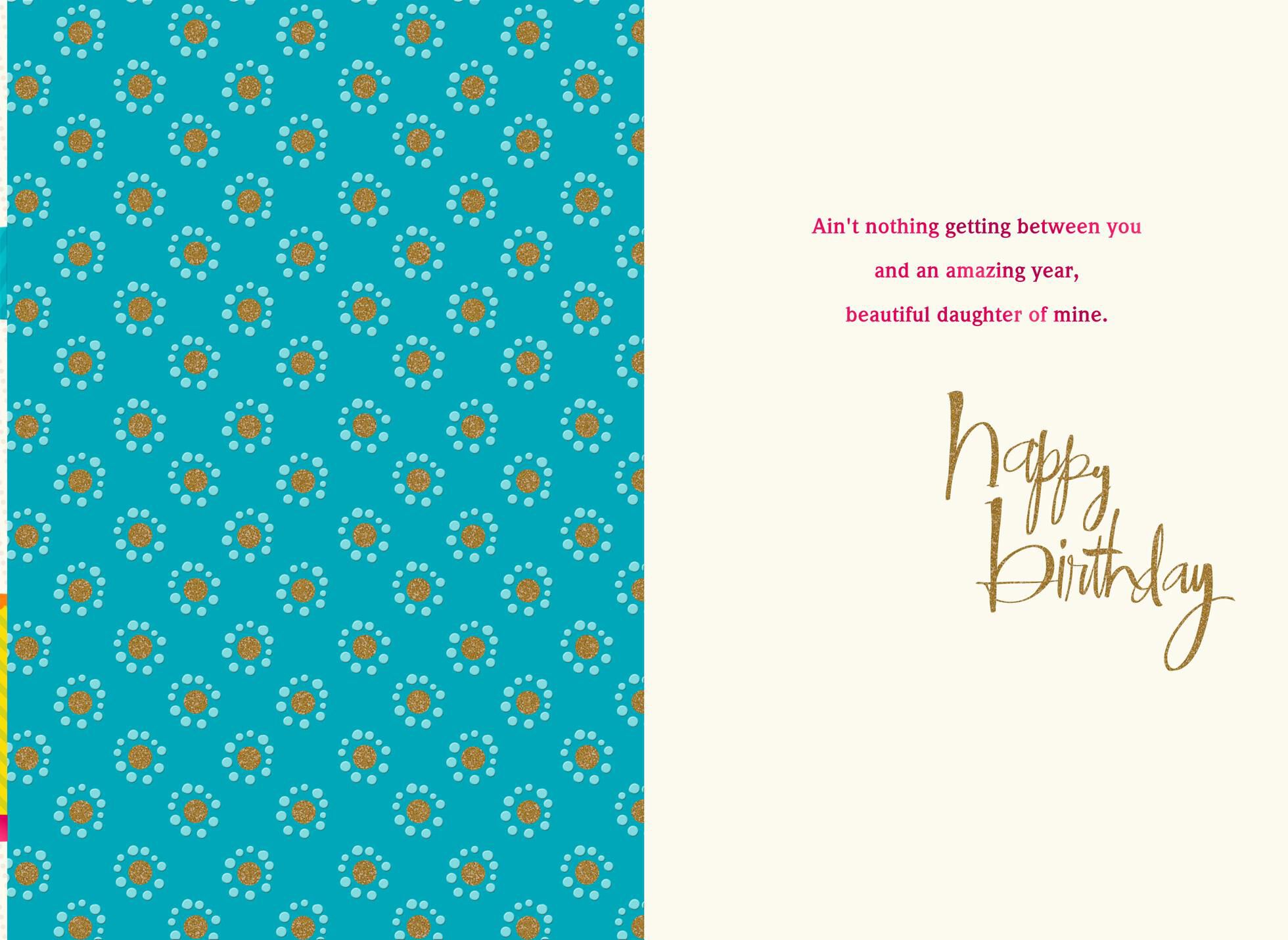 Unstoppable Daughter Birthday Card