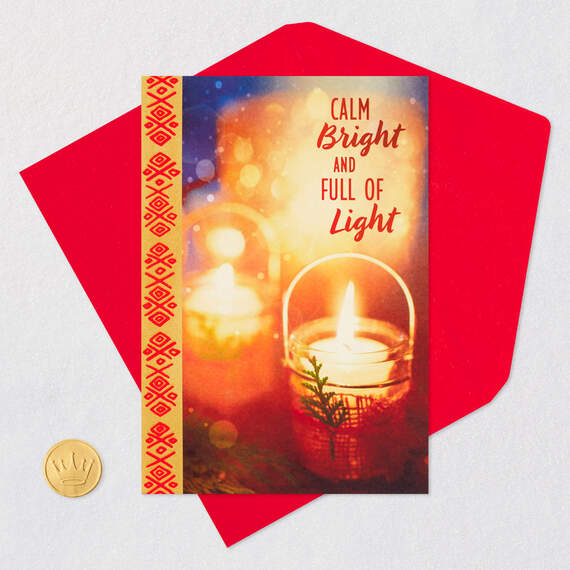 Calm, Bright and Full of Light Christmas Card, , large image number 5