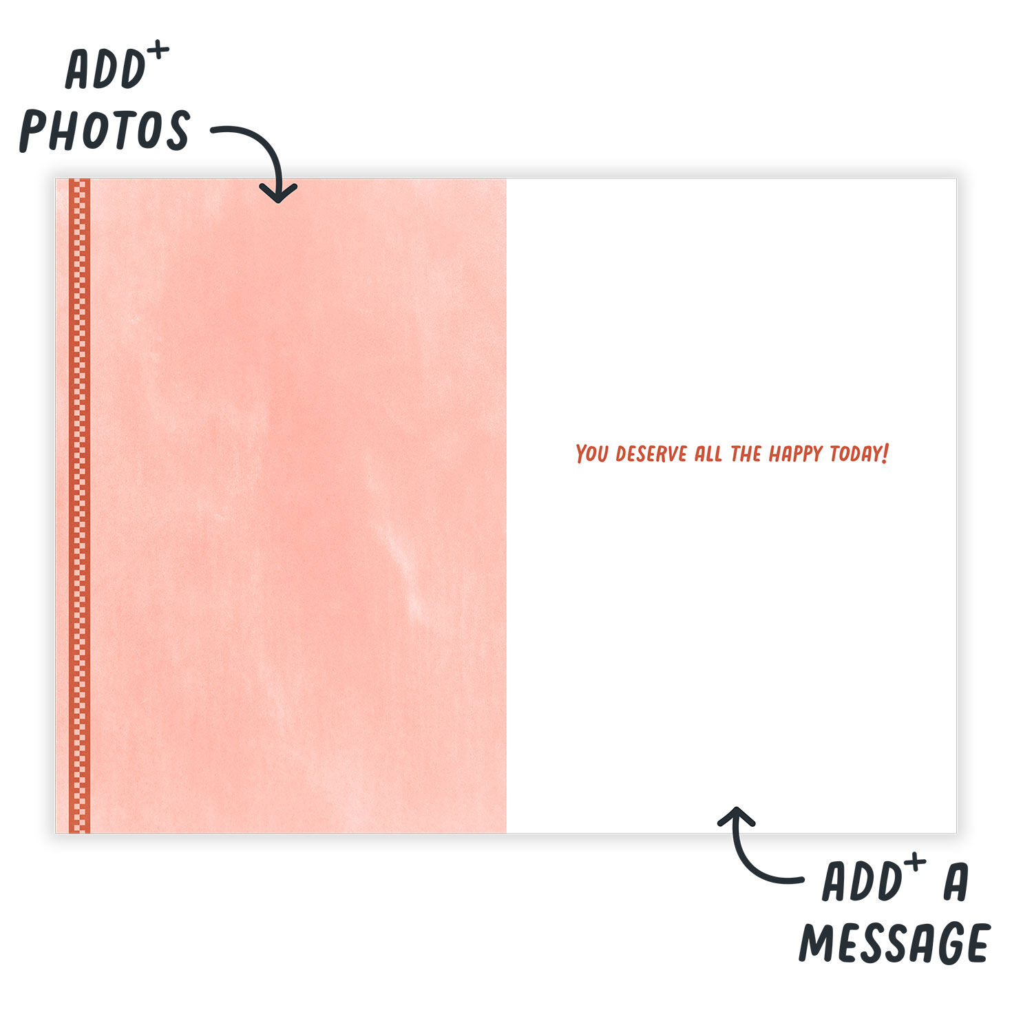 If Mama Ain't Happy Personalized Mother's Day Card Open Card indicating personalization image number 3