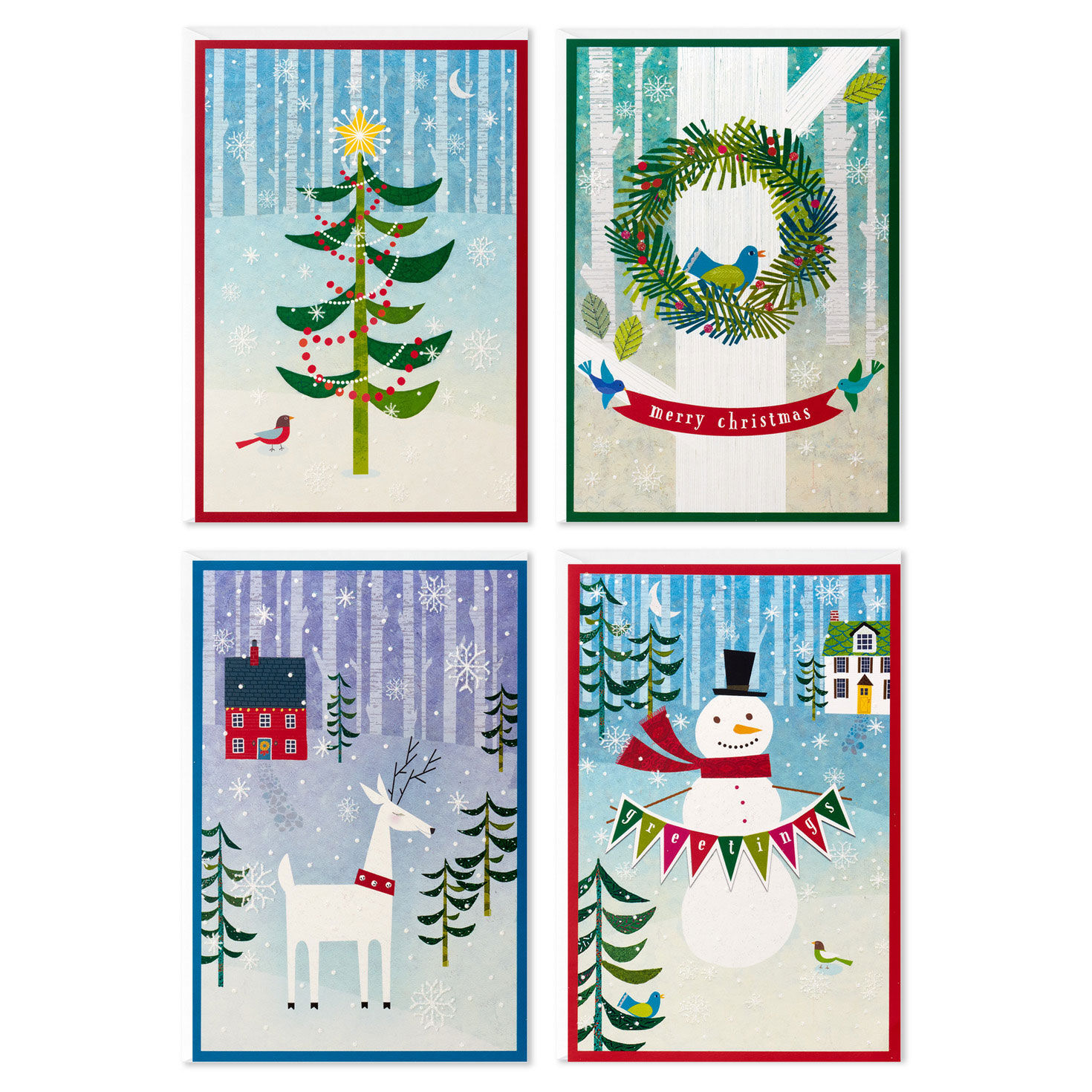 Assorted Boxed Christmas Cards front flat image number 2