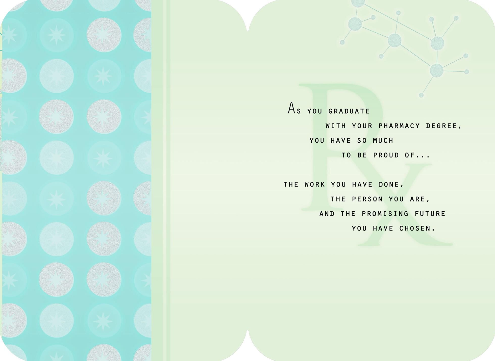 Pharmacy School Graduation Card