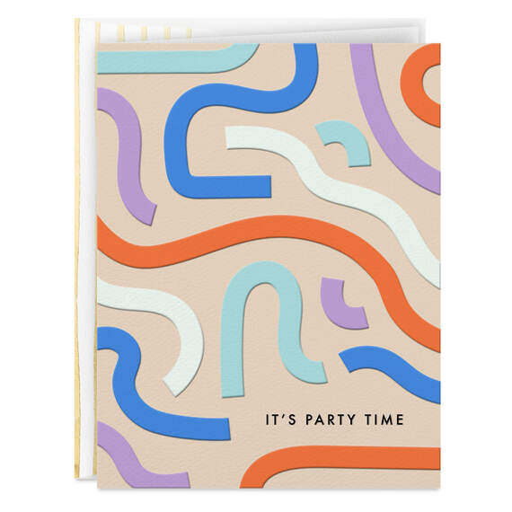 It's Party Time Celebration Card, , large image number 1