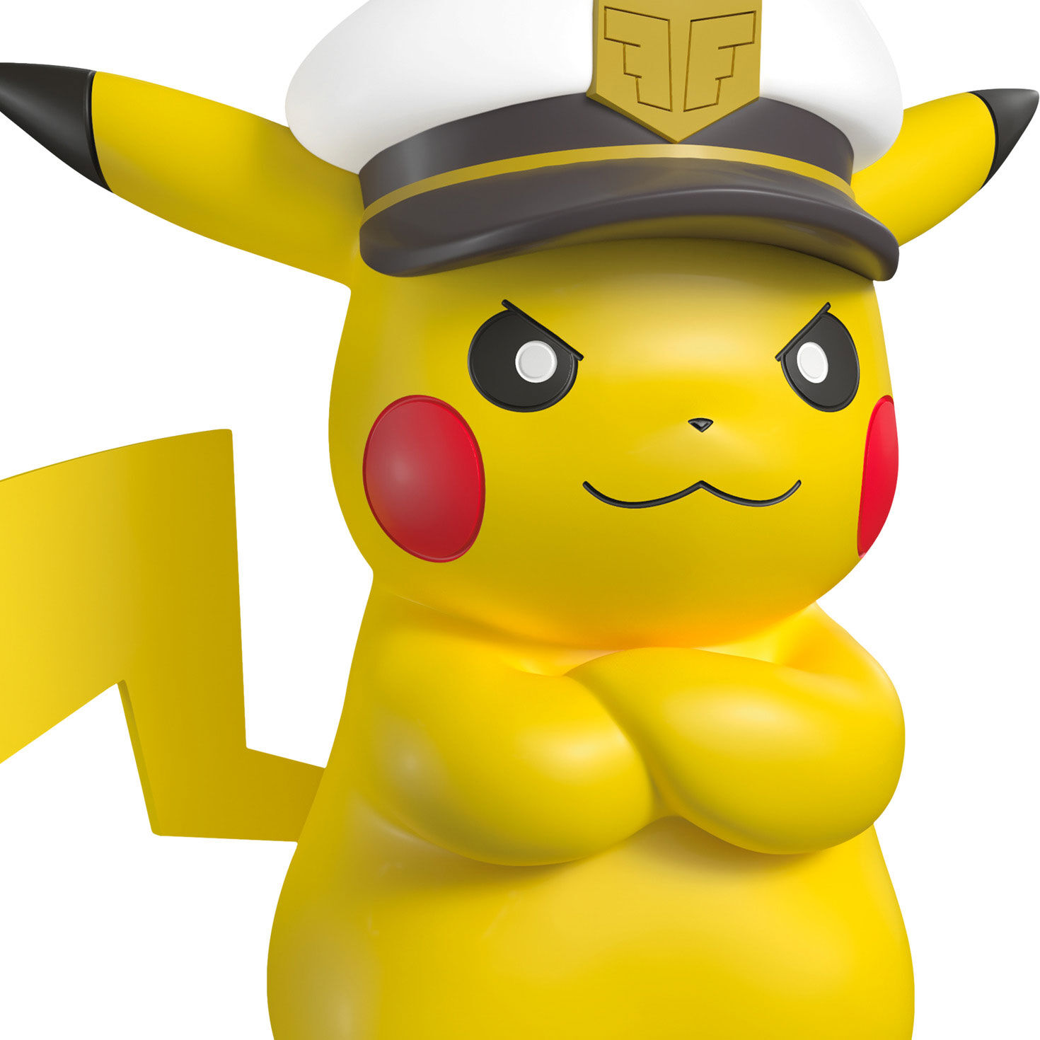 Pok&eacute;mon Pikachu in Captain Hat Keepsake Ornament  image number 5